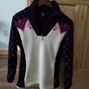 Dale of Norway Wool Sweater with windstopper Women Small Excellent/VINTAGE